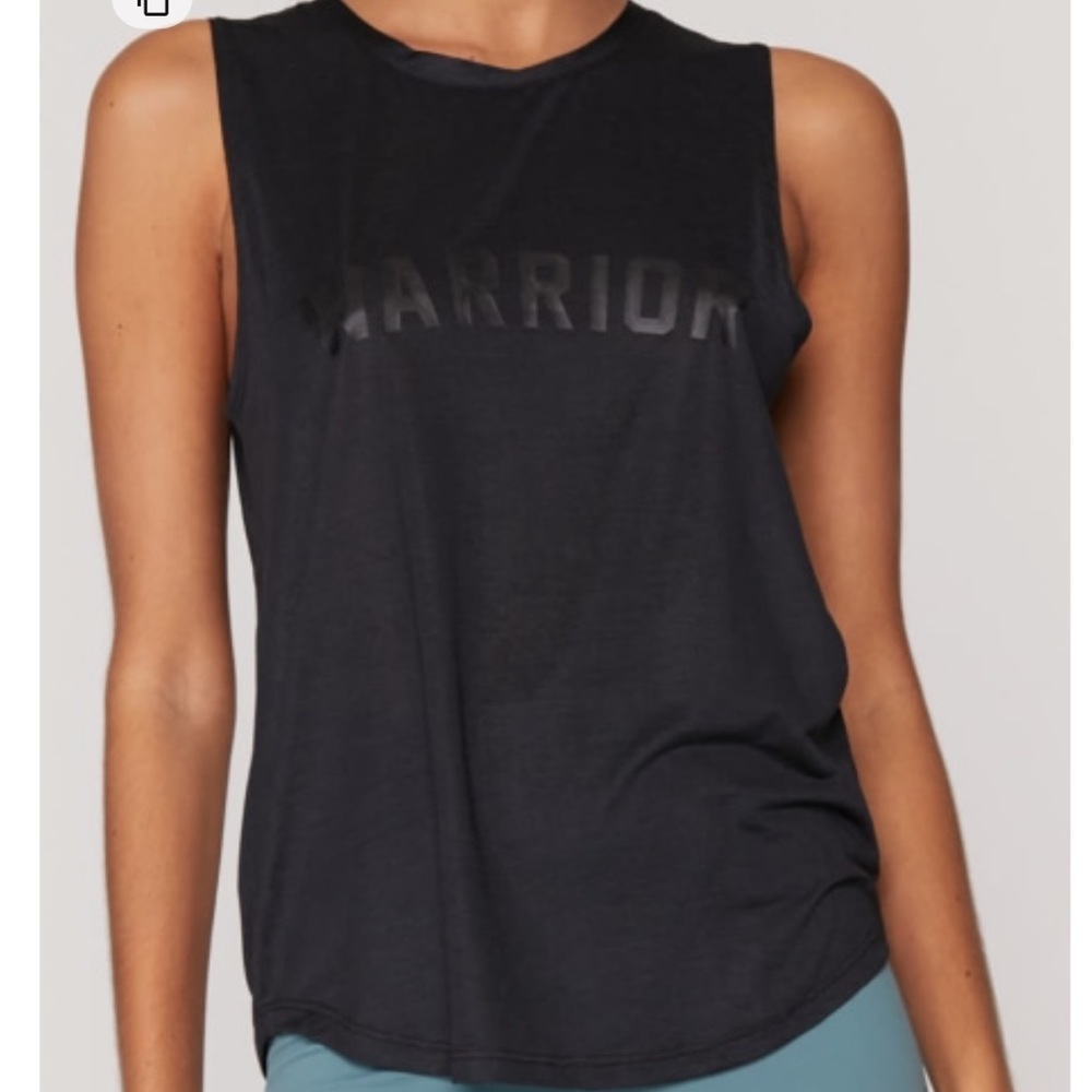 NWT Spiritual Gangster WARRIOR Active Muscle Tank M BLACK